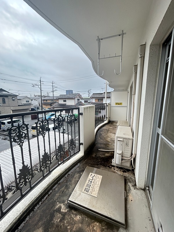 バルコニーの柵がお洒落