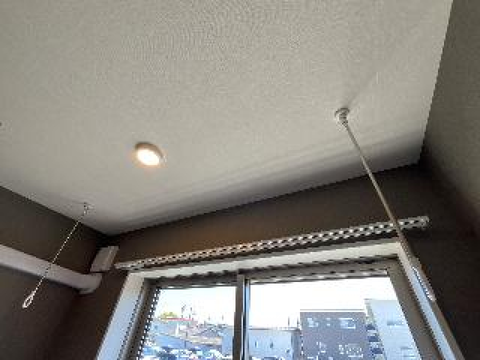 室内物干し付き