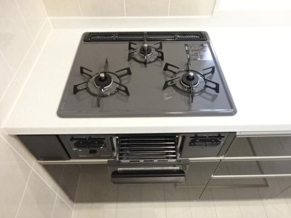 3口ガスコンロでお料理はかどる