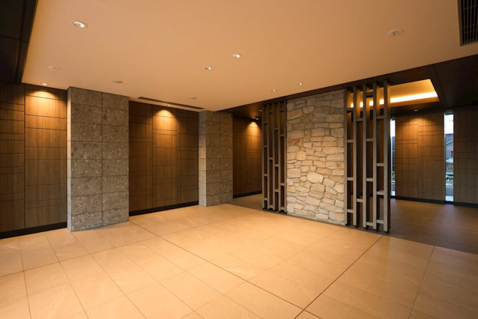 高級感溢れるエントランス