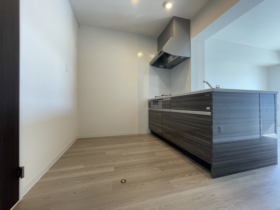 キッチンの調理スペースもしっかり確保