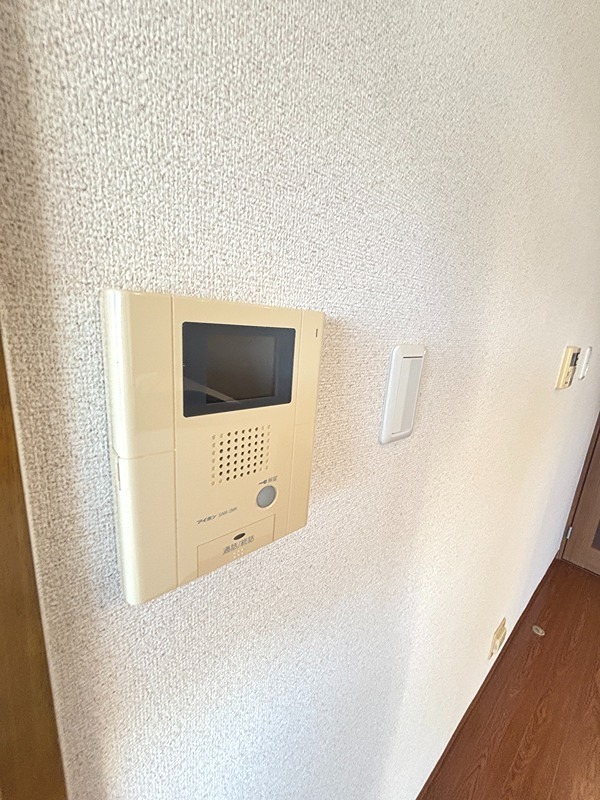 レトロ感はありますがTVインターホンです