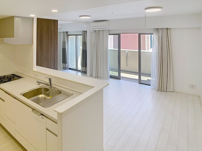 キッチンは対面式