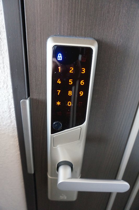 電子ロックでセキュリティ面もGOOD