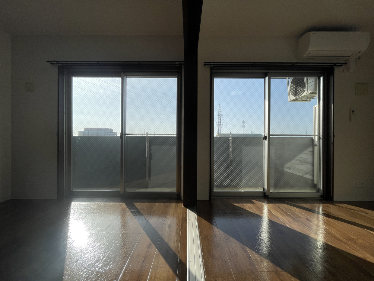 南向き陽当たり良好