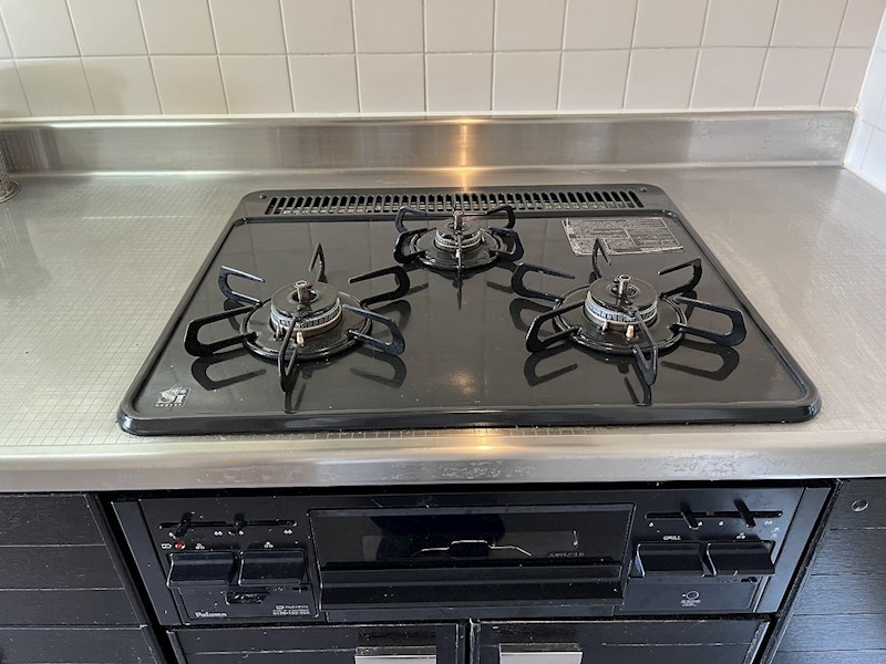 3口ガスコンロです！