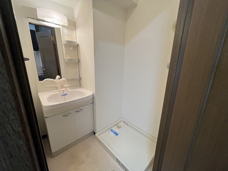 洗面が独立してるのは嬉しい