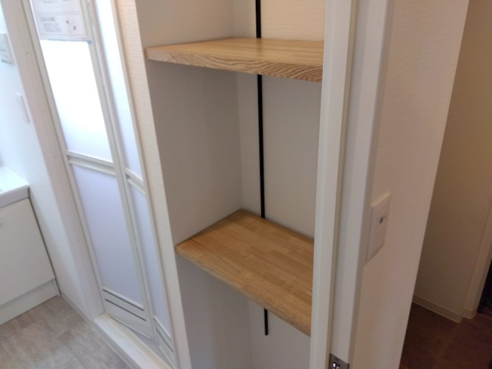 ここにも収納が！