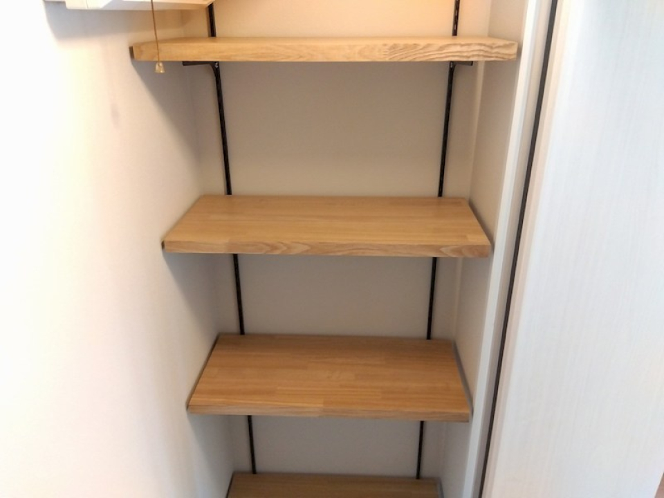 この位置の棚は本当に助かりますよね