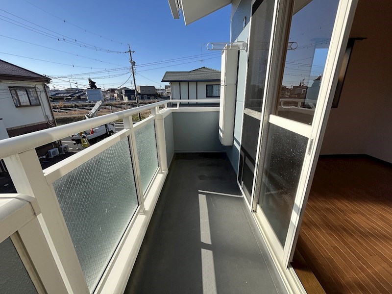 バルコニーへ出られます