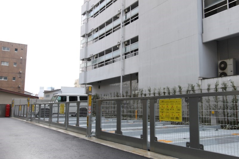 機械式駐車場利用の場合立会説明有