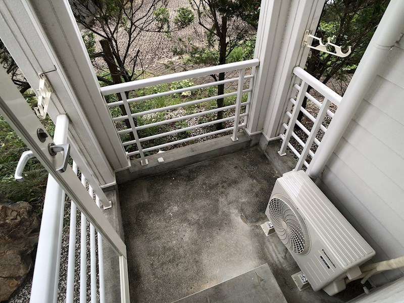 バルコニーがすこし小さい