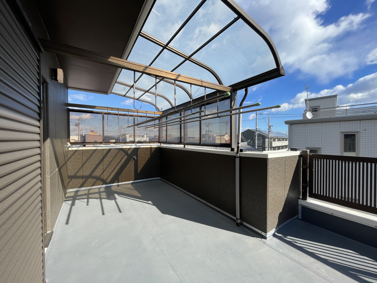 広々バルコニー