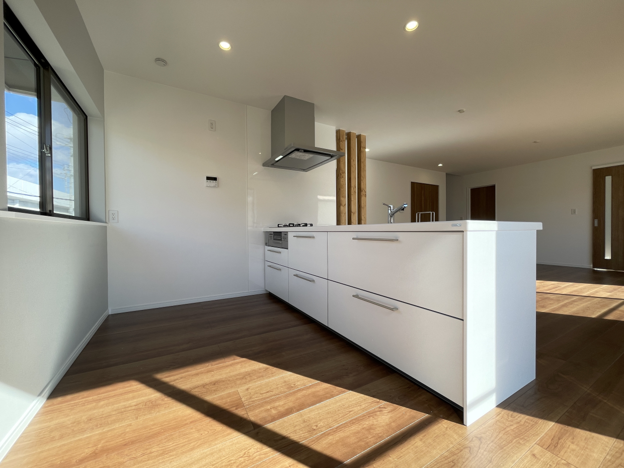 キッチンスペースも広々