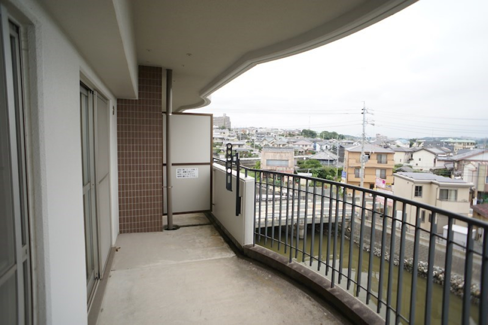 バルコニーが広いですね！
