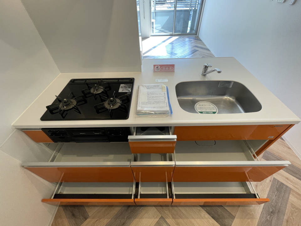 キッチンの収納も抜群◎