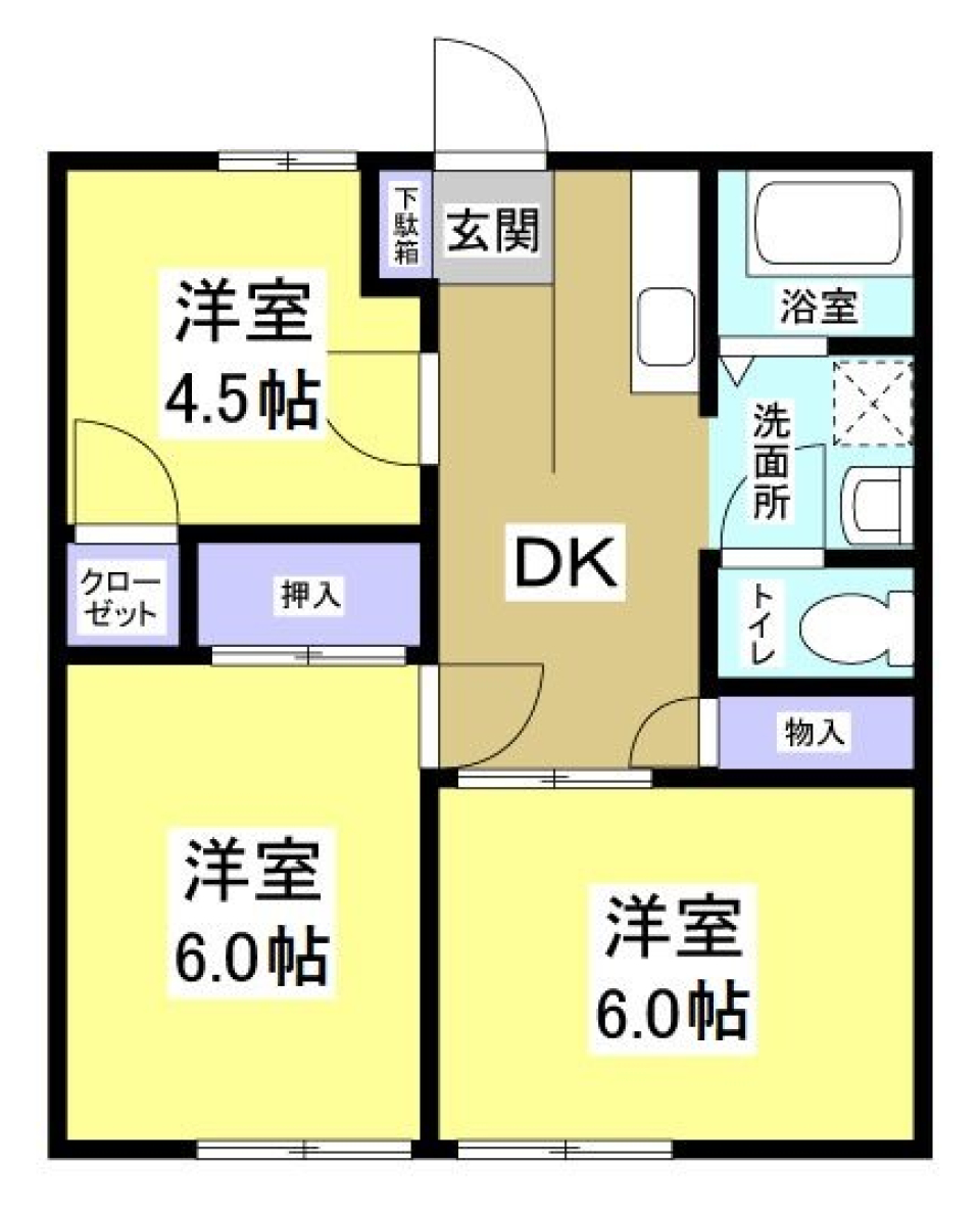 生活シーンに合わせての間取り図