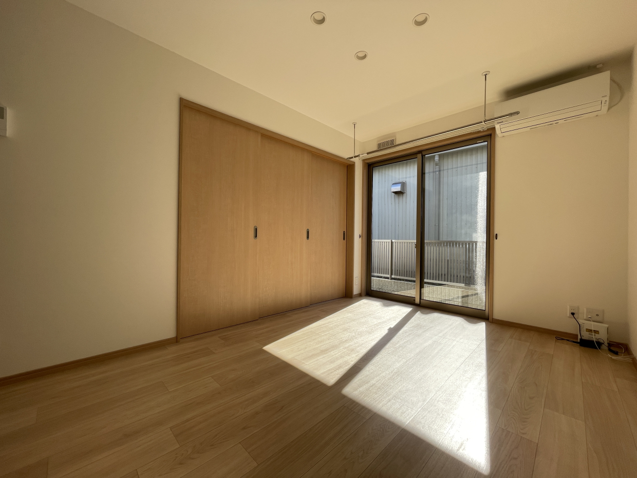 北向きですが日当たりは悪くありません