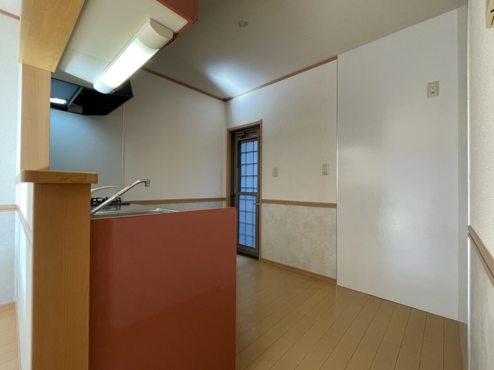 対面式のシステムキッチンです