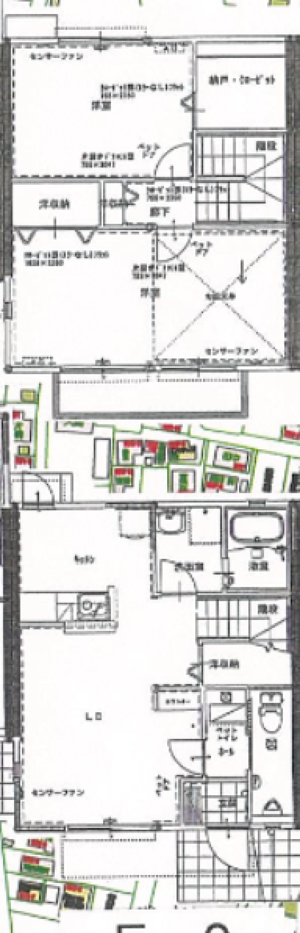 ペットへの愛が詰まったテラスハウス！の間取り図