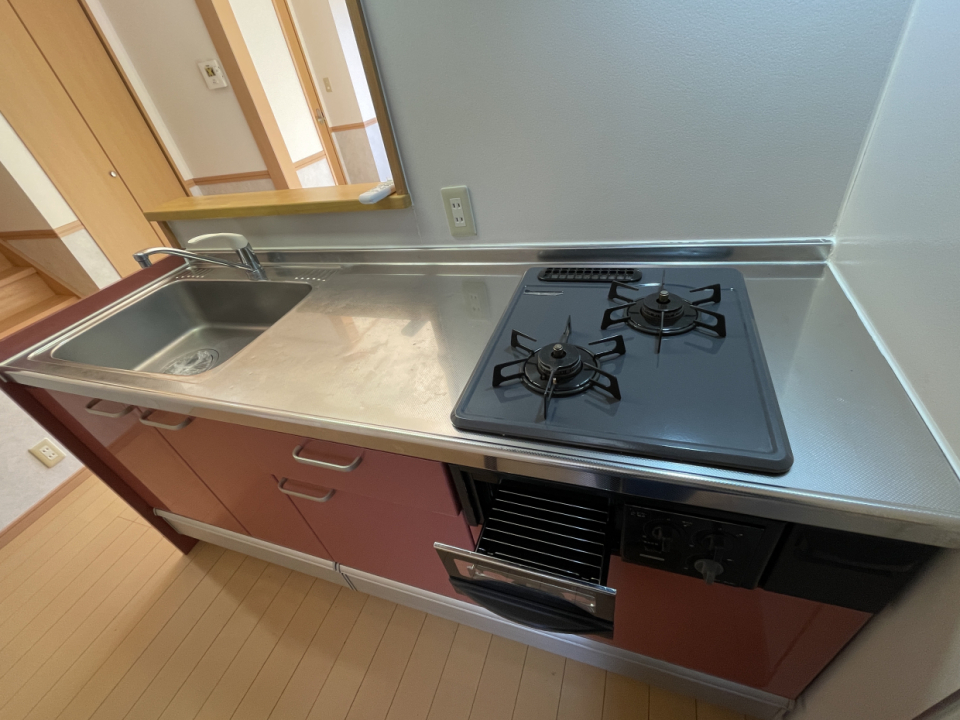 ペットの様子を見ながらお料理