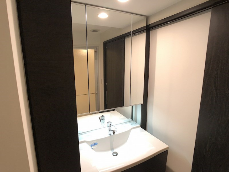 ホテルライクな洗面スペース