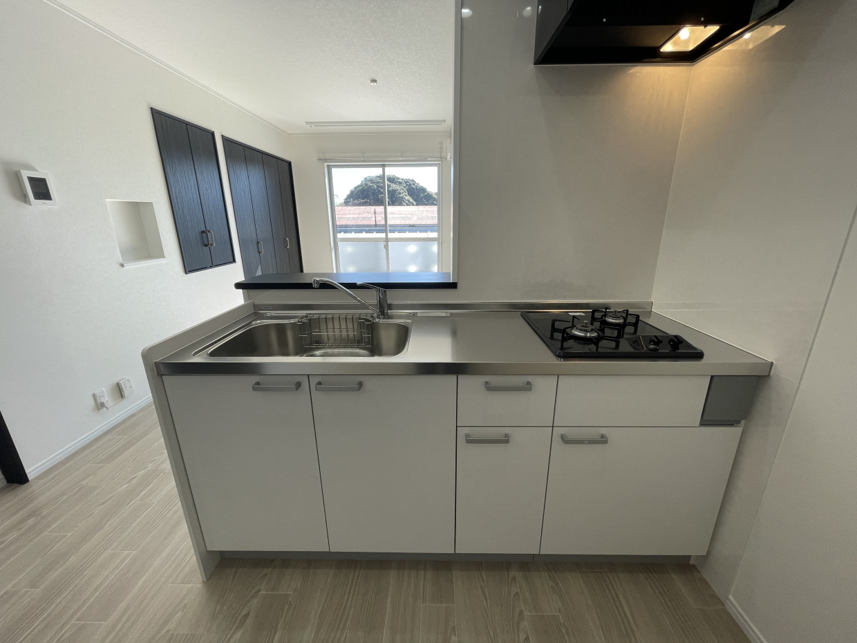 対面式のシステムキッチン