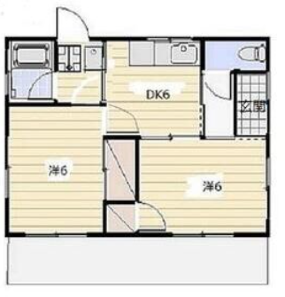 愛するペットとともに、蘇ったリノベ平屋［ペット可］の間取り図