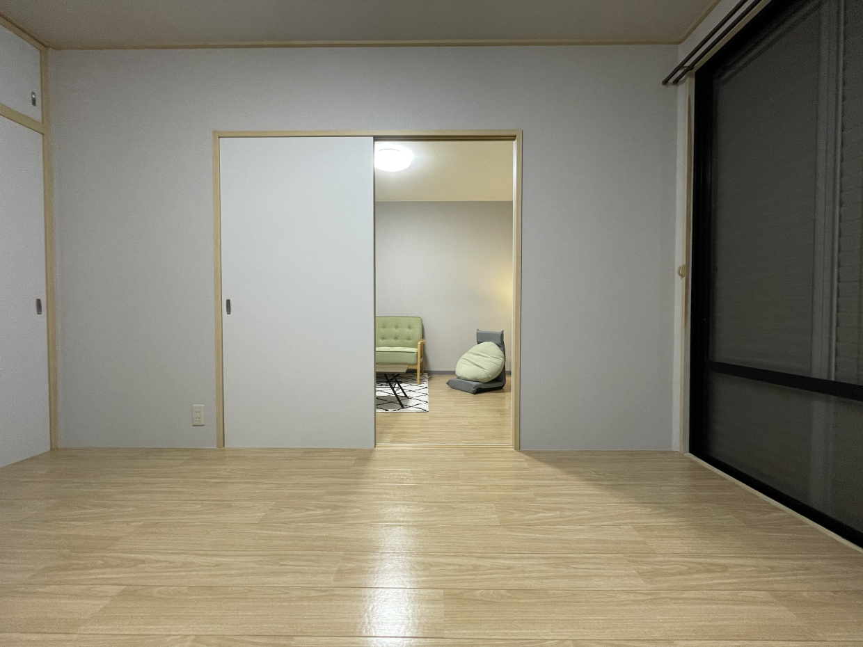 洋室を行き来できます