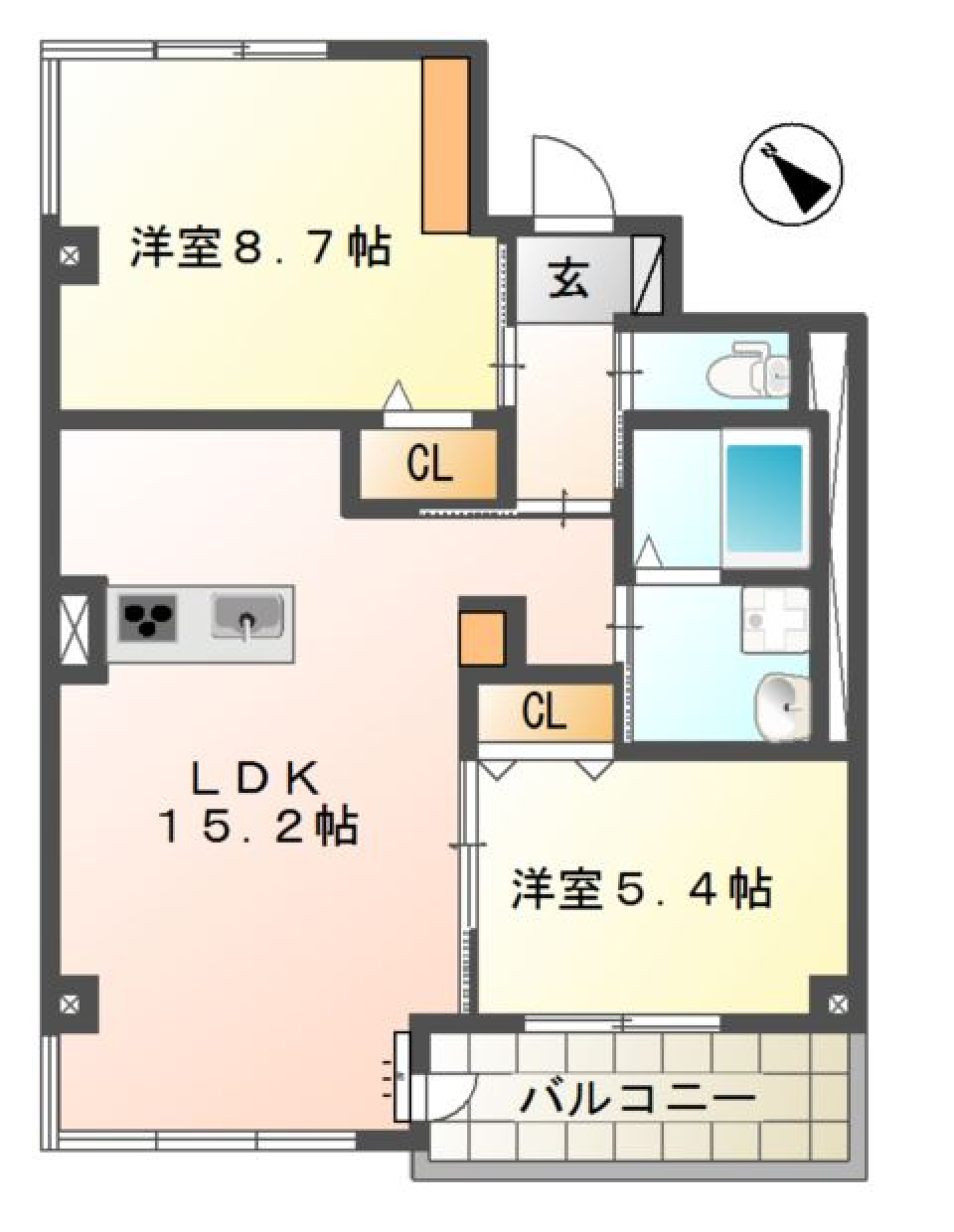 いつまでも綺麗に暮らしたくなるの間取り図