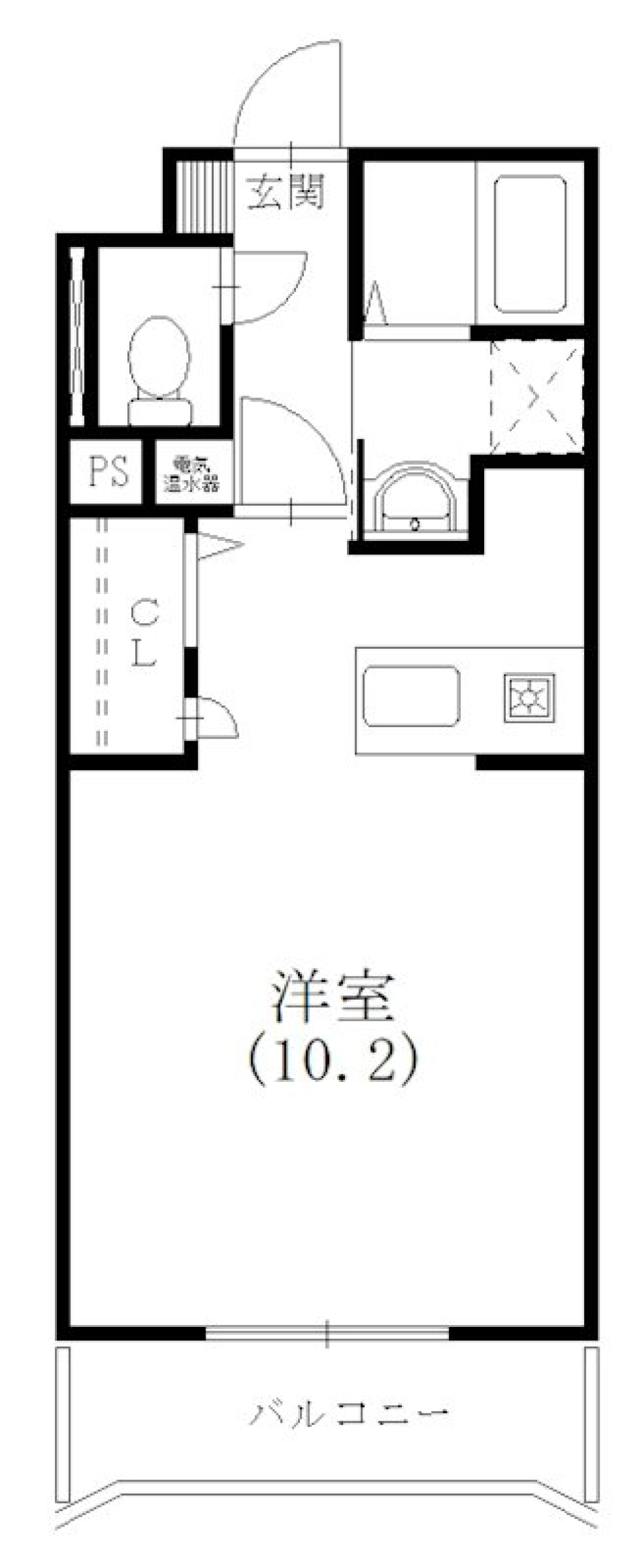 1人暮らしっぽくない。の間取り図