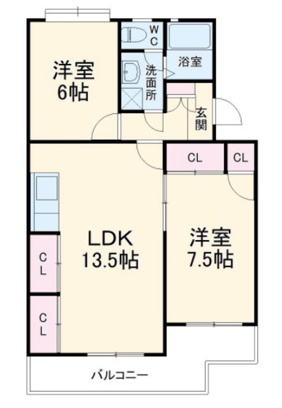 移動しやすい。住みやすい。の間取り図