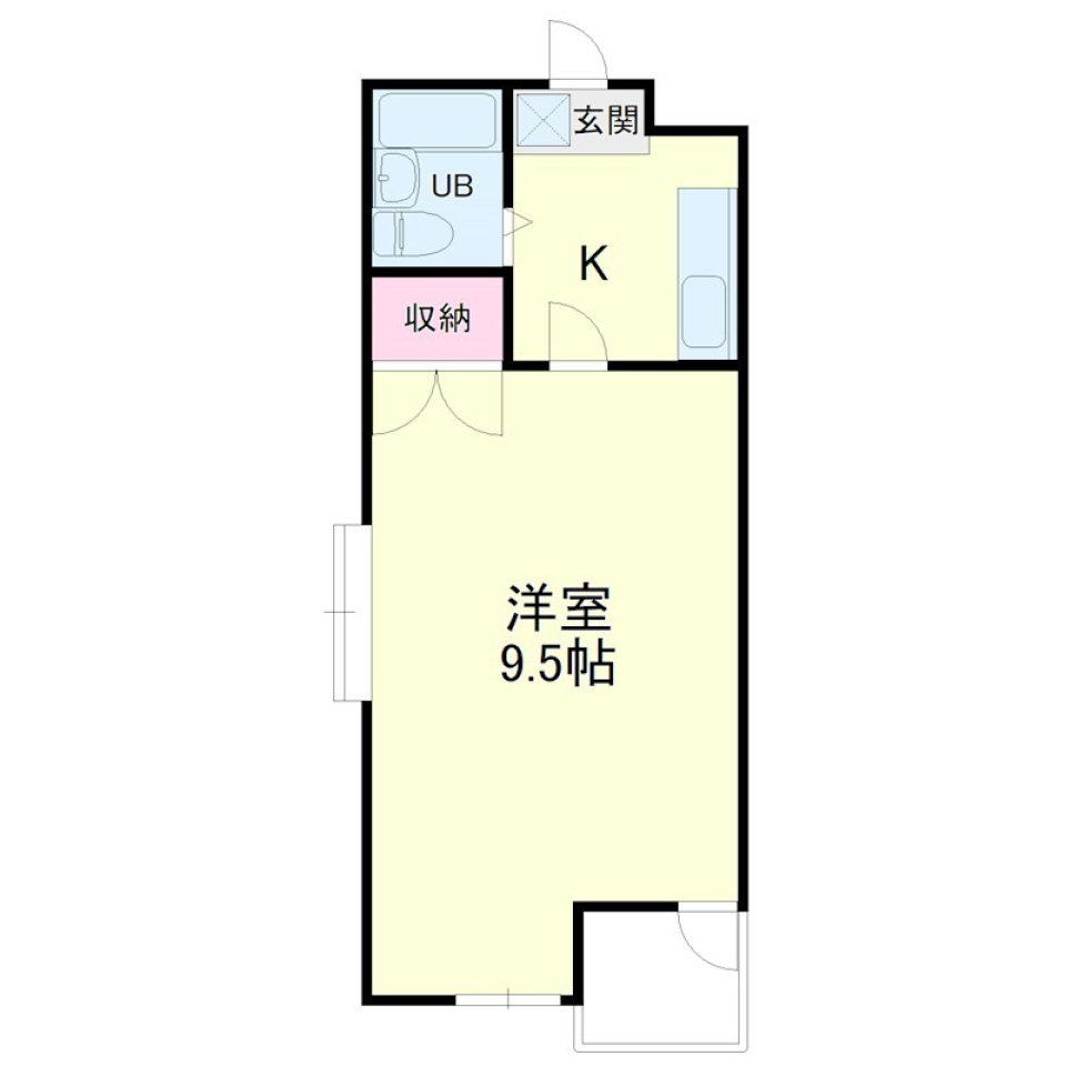 シックでかっこいいの間取り図