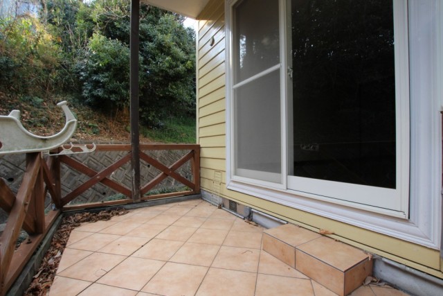 テラスの様子。