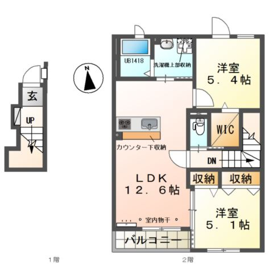 記録に残る部屋の間取り図