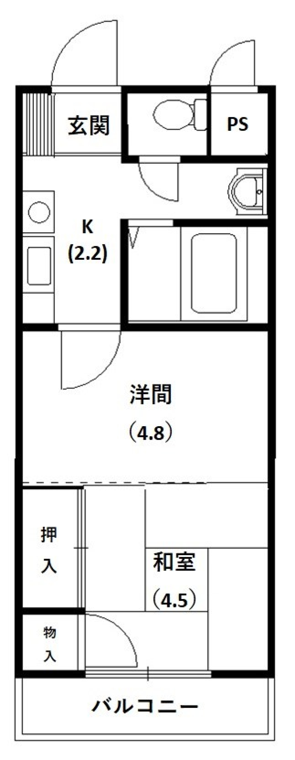 おばあちゃん家の間取り図
