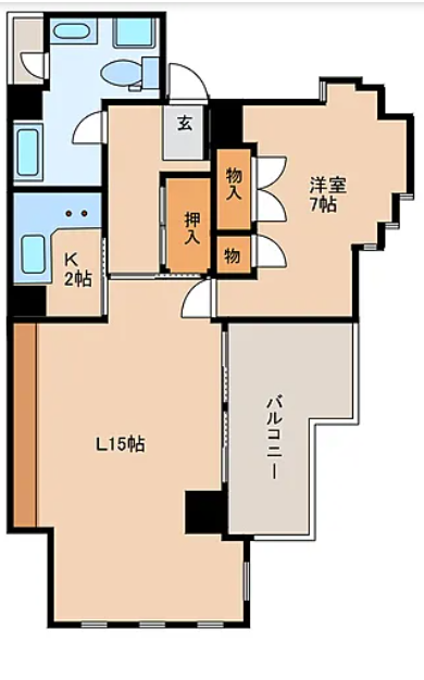 変わった間取りです