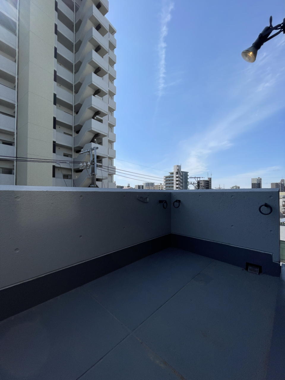 バルコニーでまったり