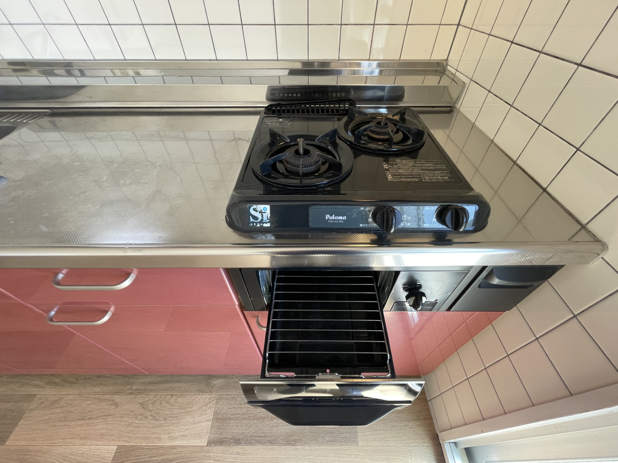 魚焼きグリル付き