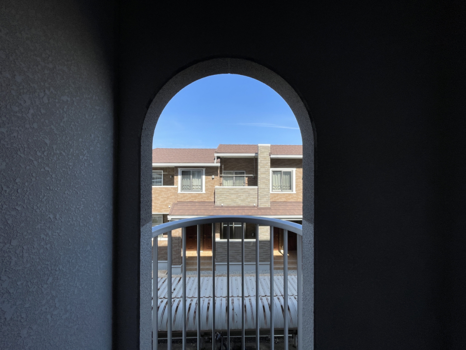 入口のアーチがなんだかかわいい