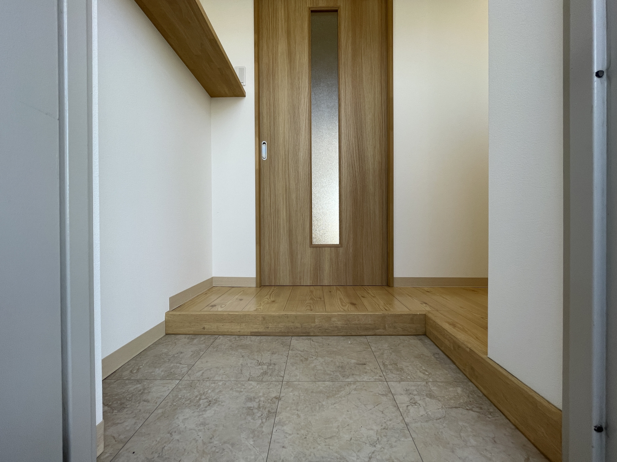 玄関スペースもお掃除しやすそうですね