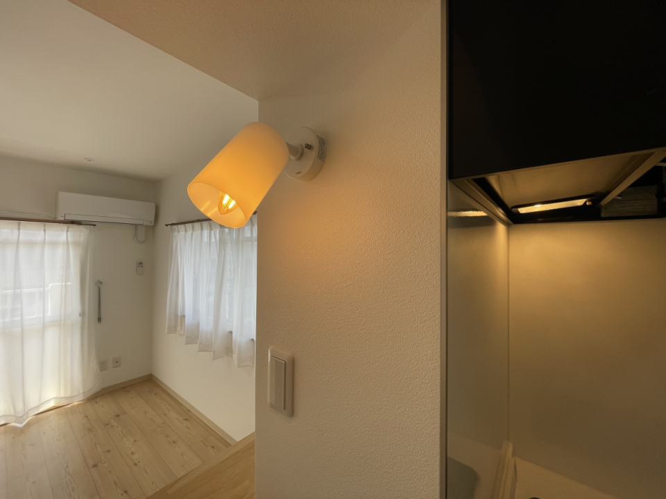 手元の照明がかわいい◎