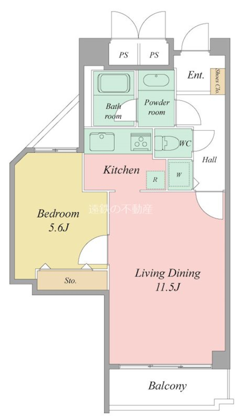 のんびり生きていこうよ［ペット可］の間取り図