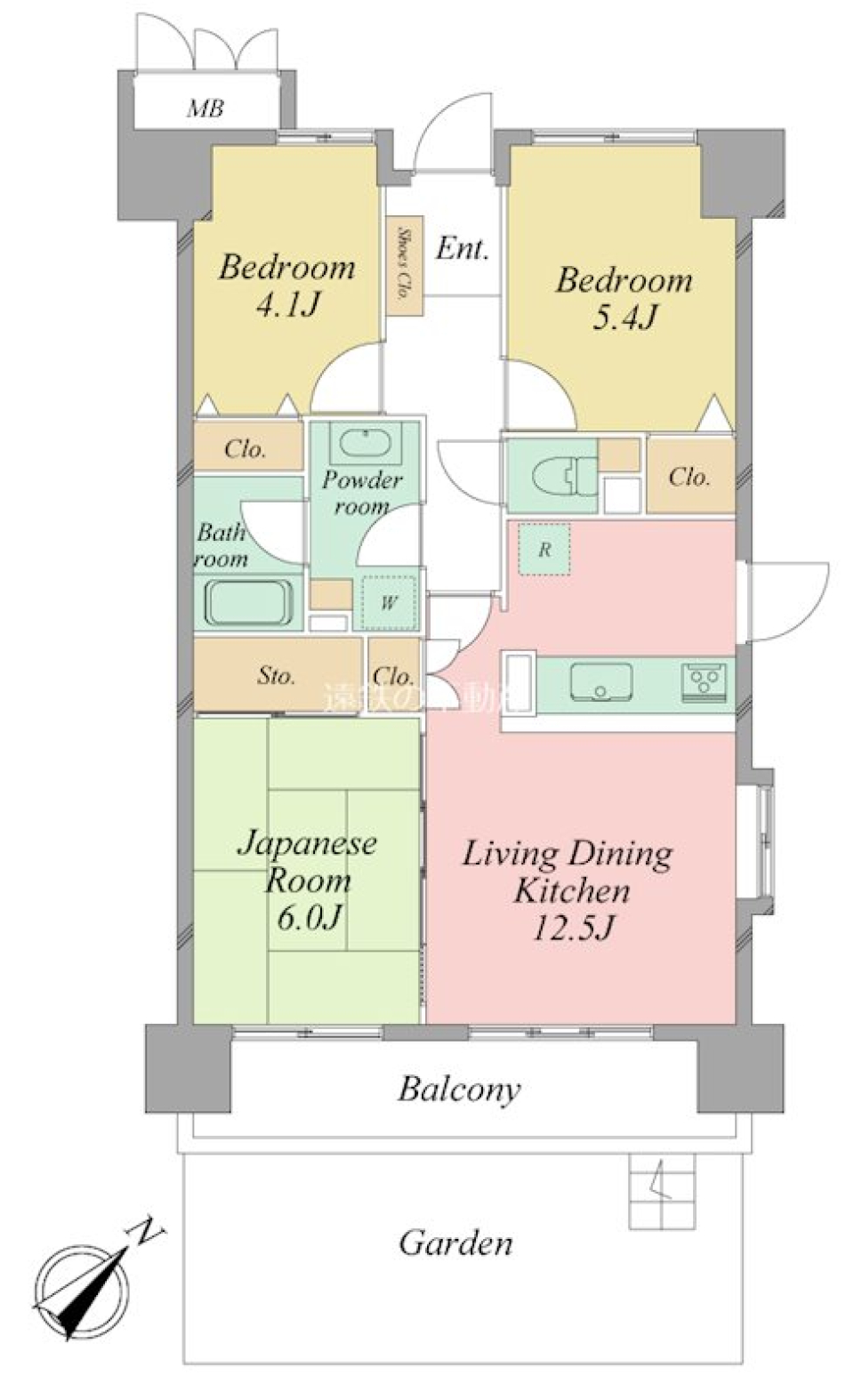 ガーデニング記念日。の間取り図