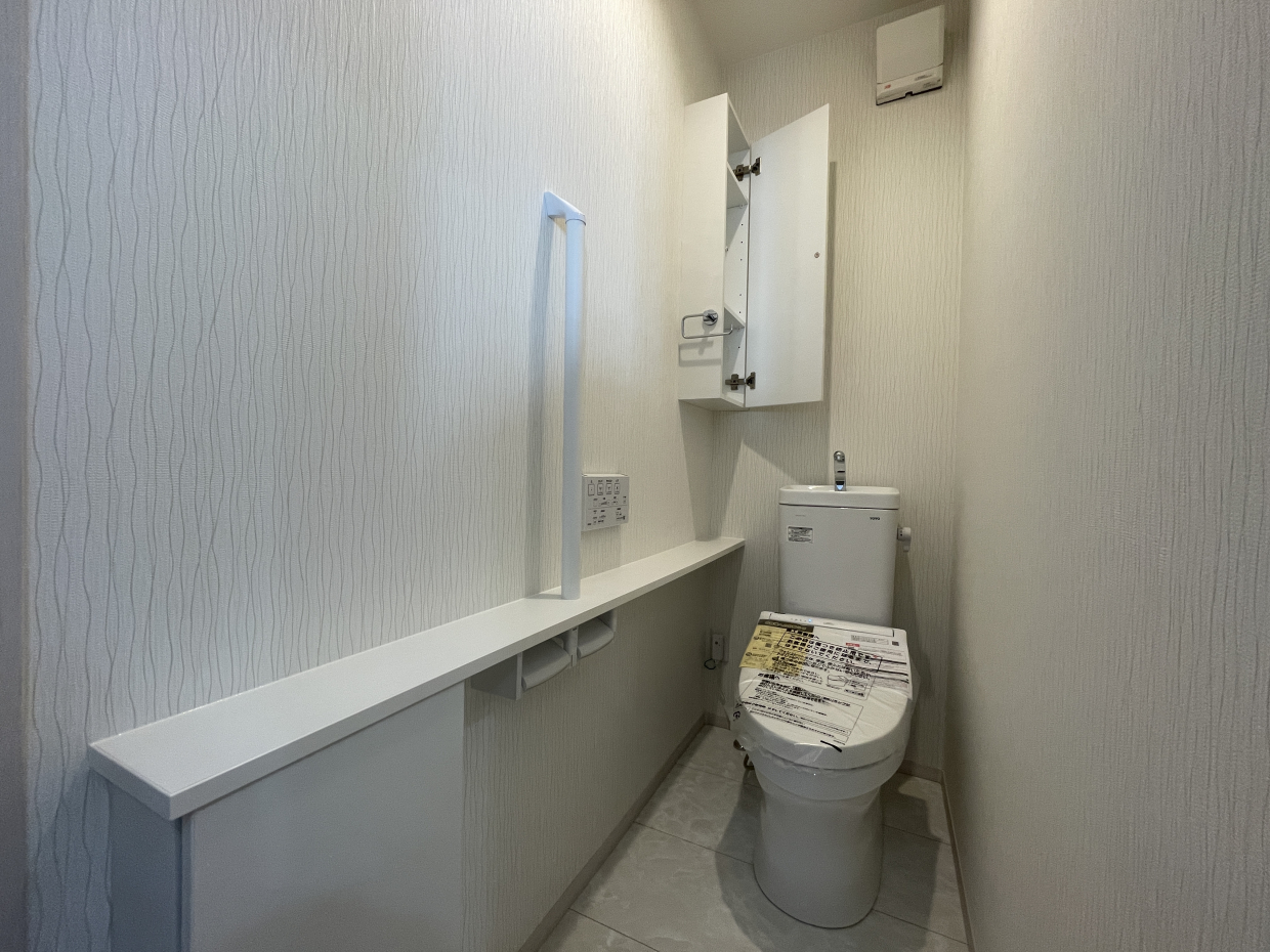 トイレも清潔感たっぷり