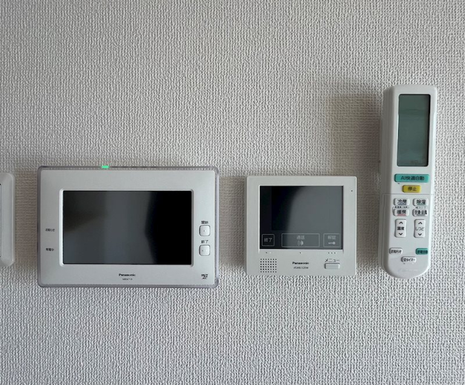 テレビインターホン付きで安心