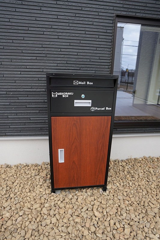 ポストのデザインもとってもおしゃれ