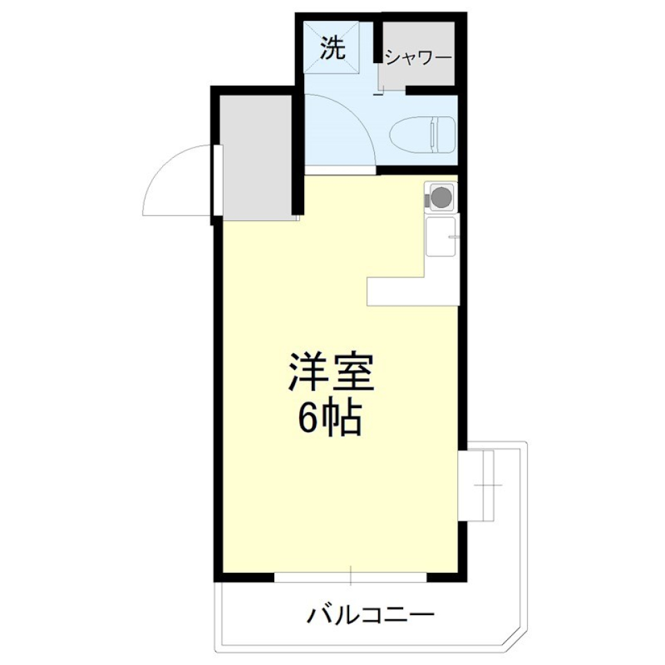 家賃もすべてミニマムに！の間取り図