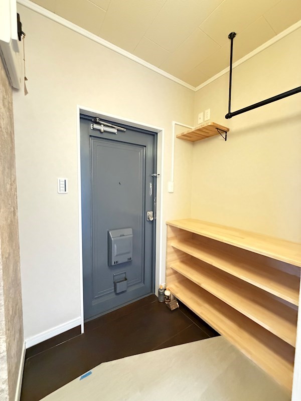 玄関も自分好みにアレンジ可能