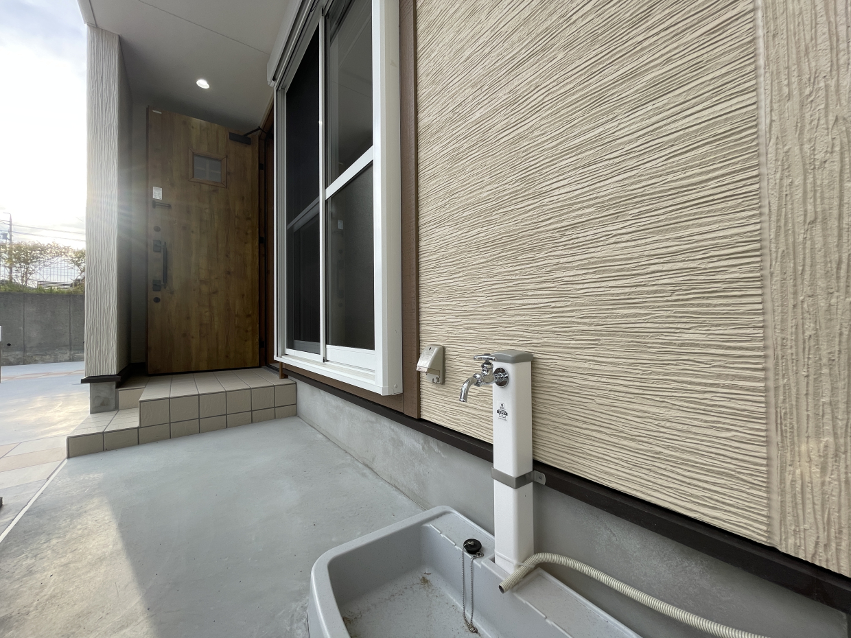 水栓あります。